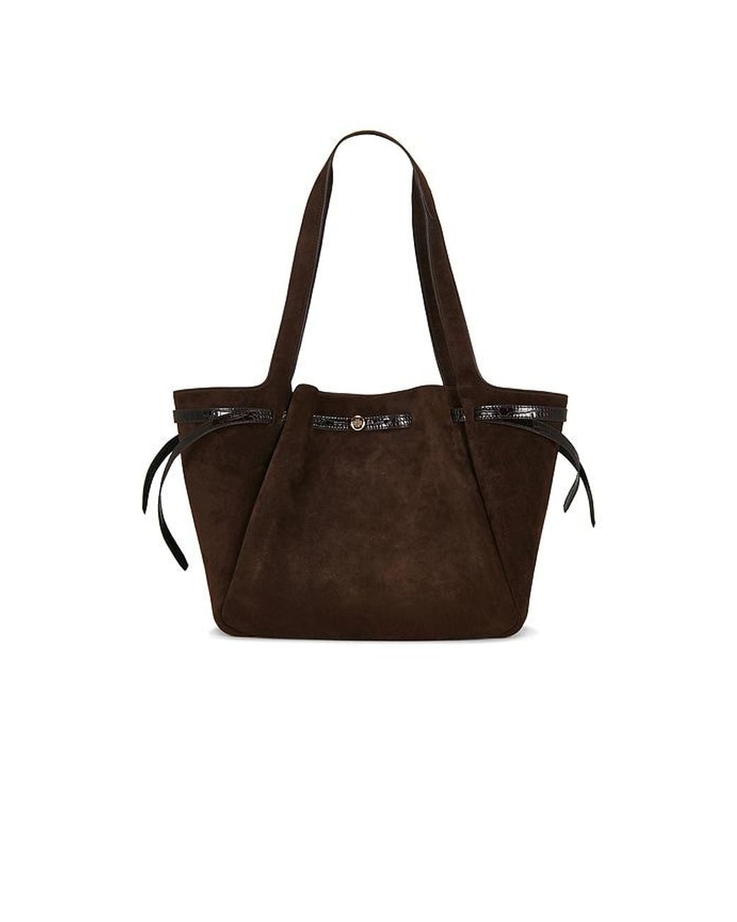 Tory Burch Brown Romy Suede Tote Bag