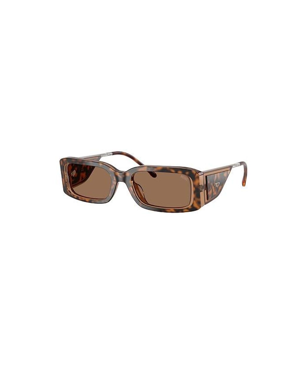 DIESEL Brown Rectangular Sunglasses