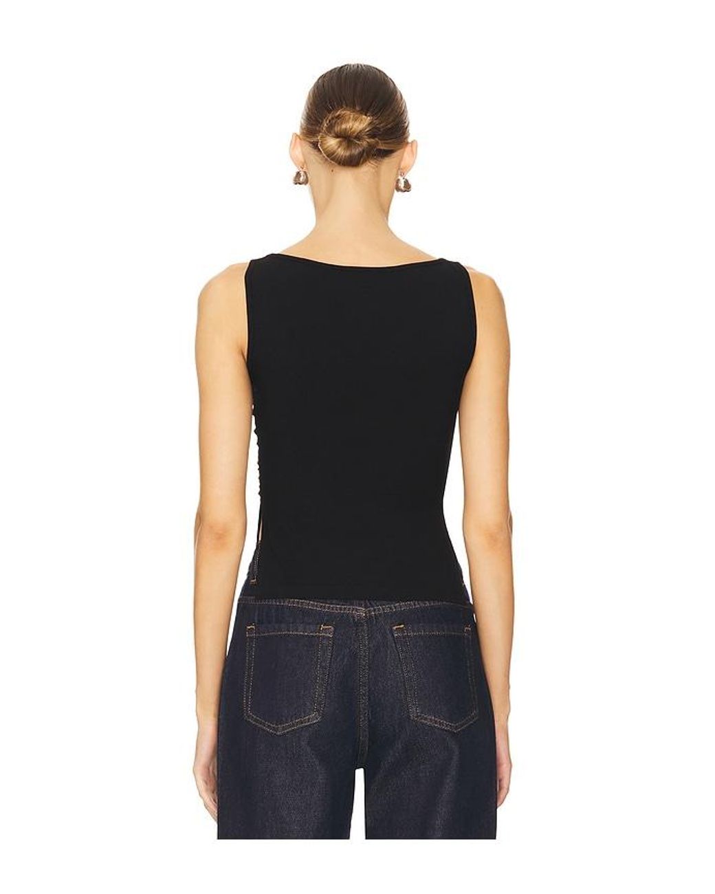 ALL THE WAYS Black Jessica Top