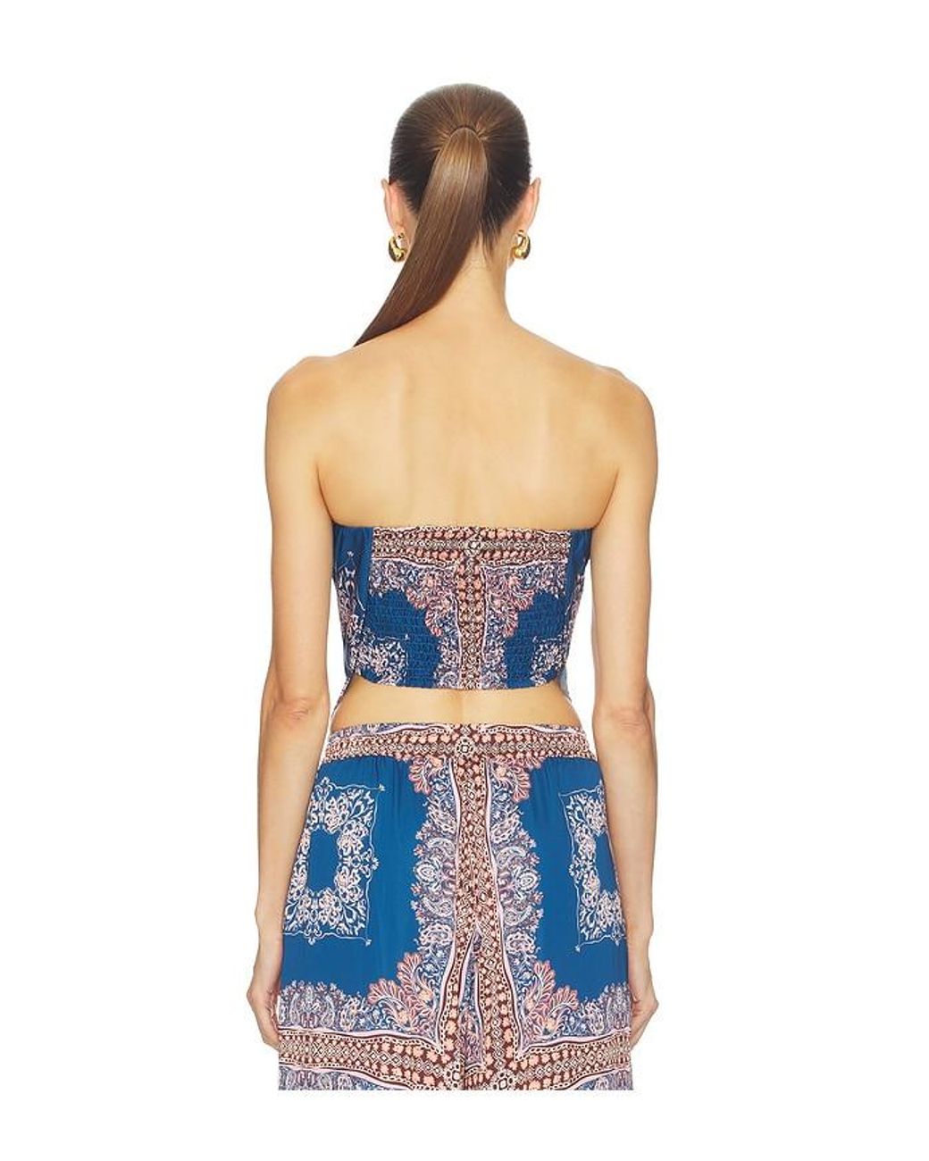 MISA Los Angles Blue X Revolve Mae Top