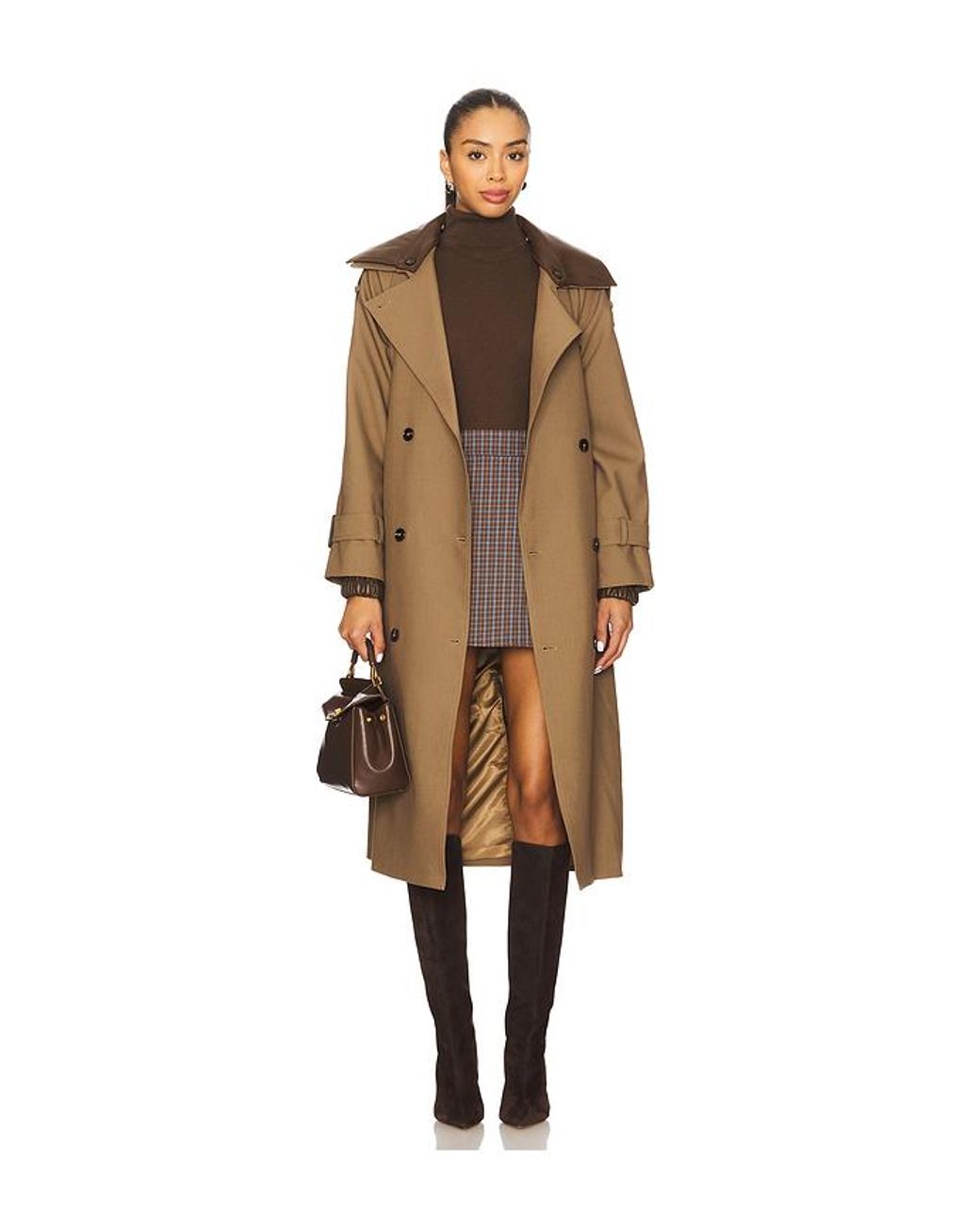 Line & Dot Natural Linden Trench Coat