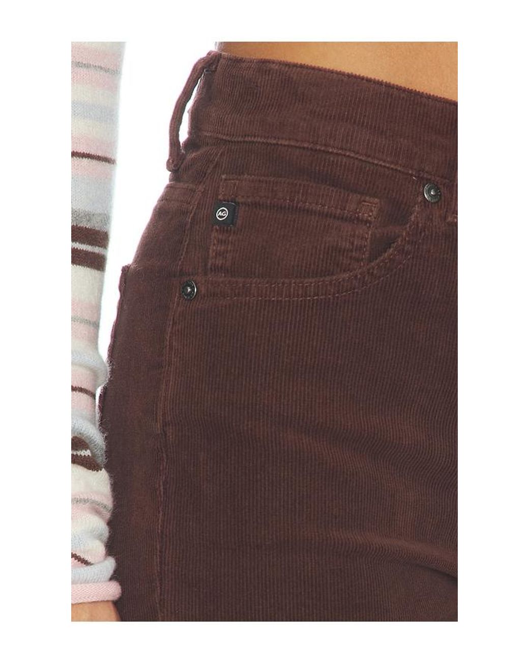 AG Jeans Brown Brinley Straight Leg Jeans
