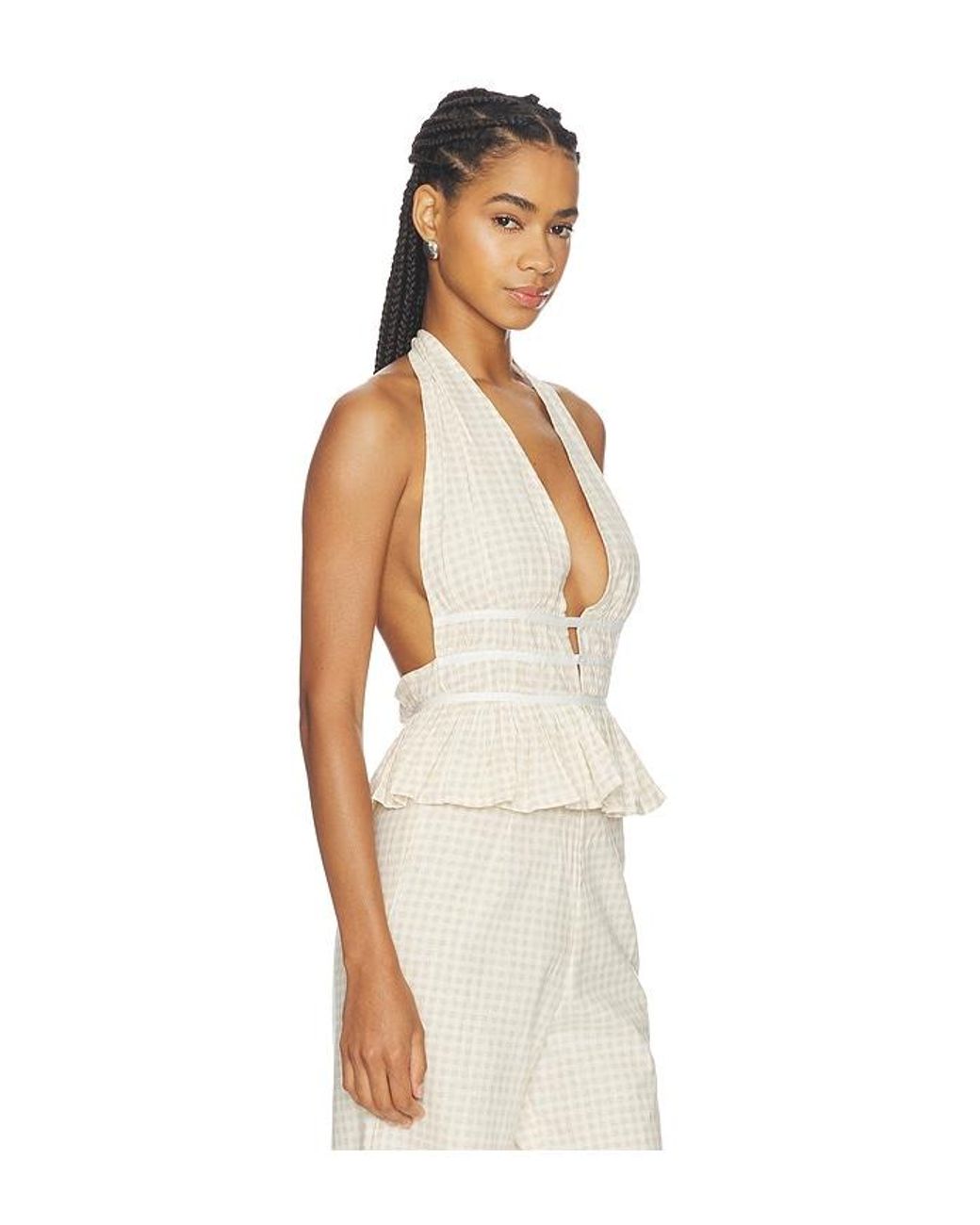 Juillet Natural Halter Top
