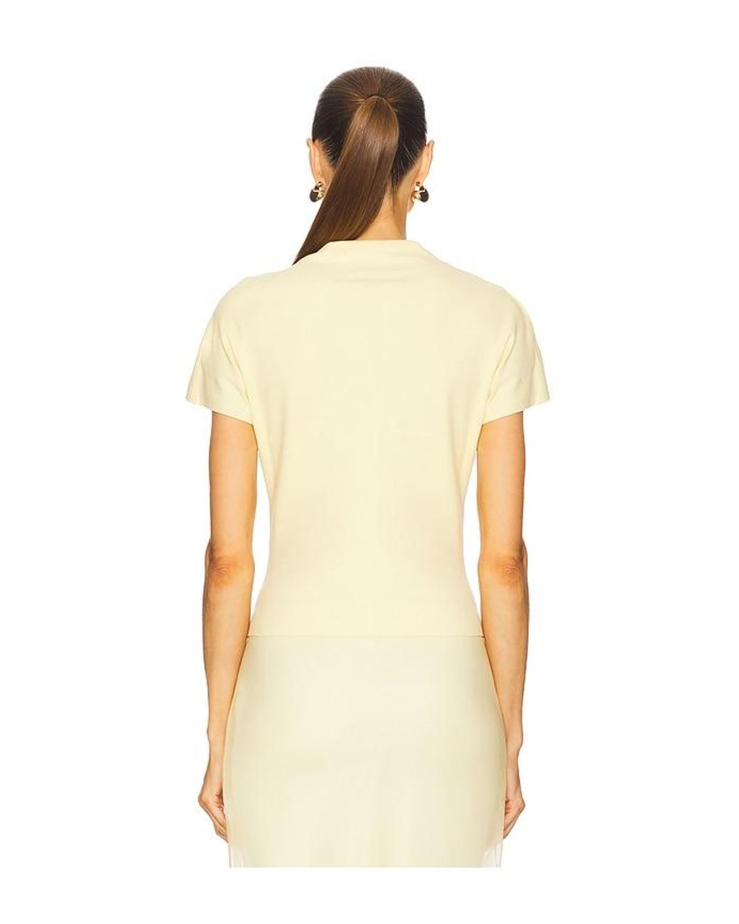 Line & Dot Natural X Revolve Walker Draped Top