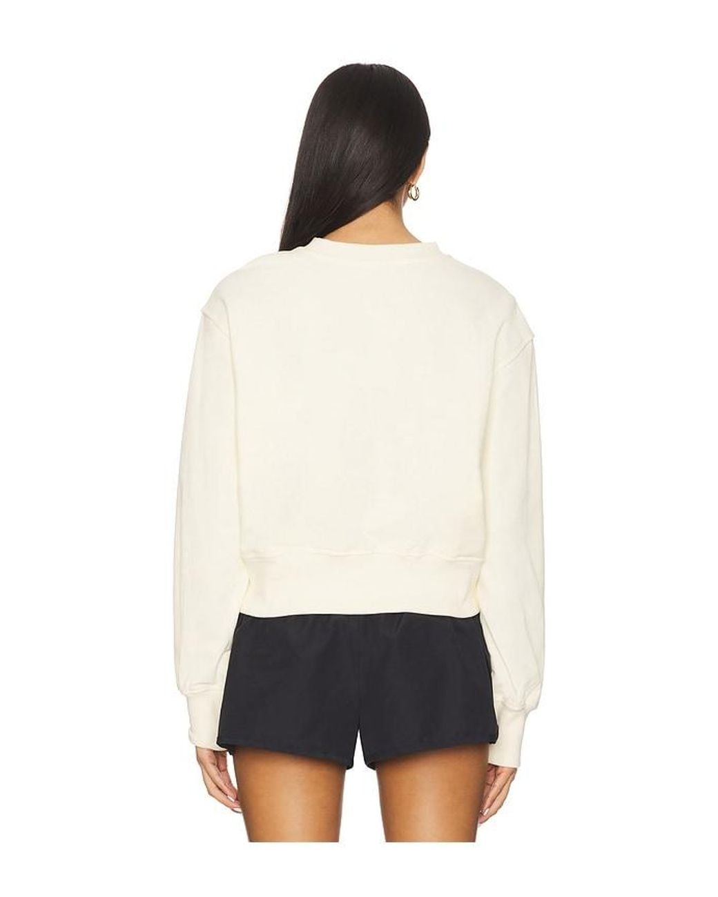 Terez White X Revolve Mavericks Puff Sleeve Crop Sweater