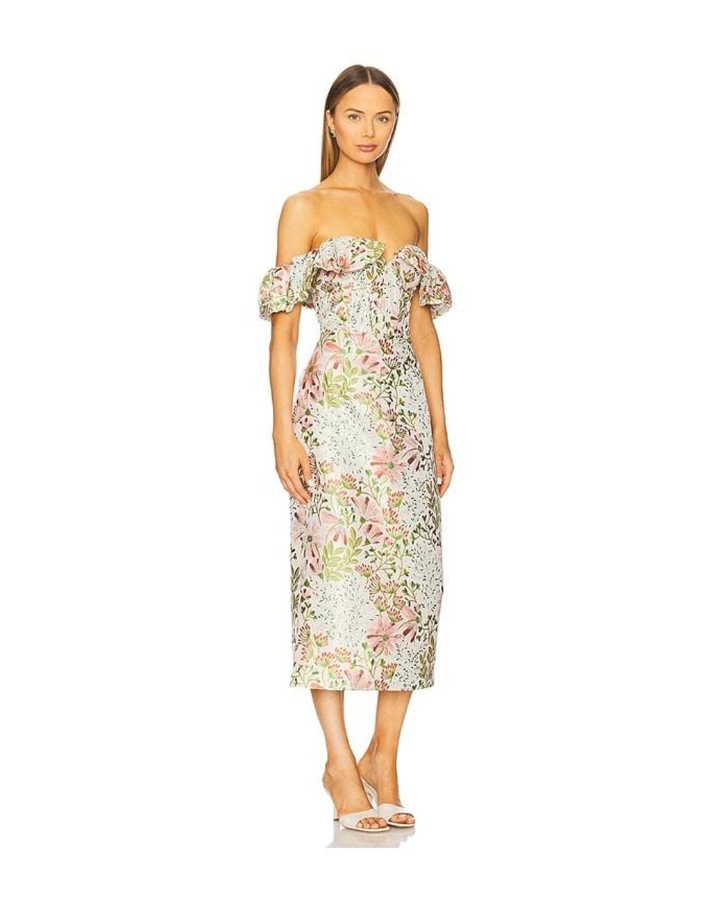 Elliatt White Calaantha Midi Dress