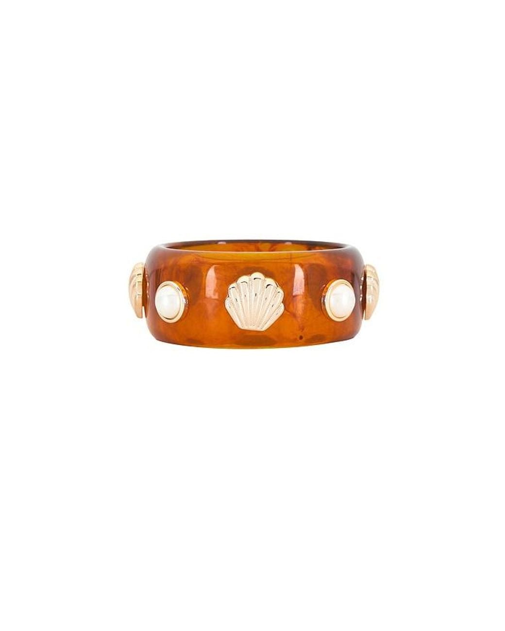 petit moments Orange Detailed Resin Cuff