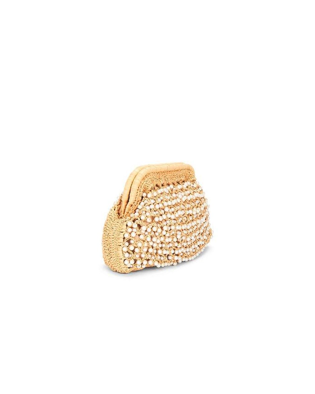 BTB Los Angeles Natural Brandie Clutch