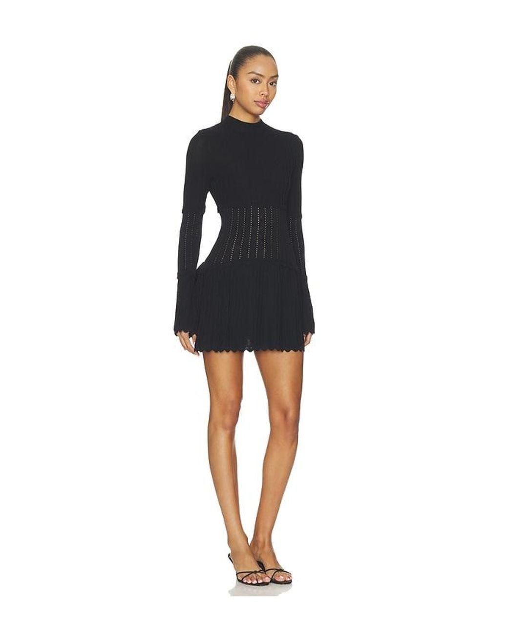 Solid & Striped Black The Amara Dress