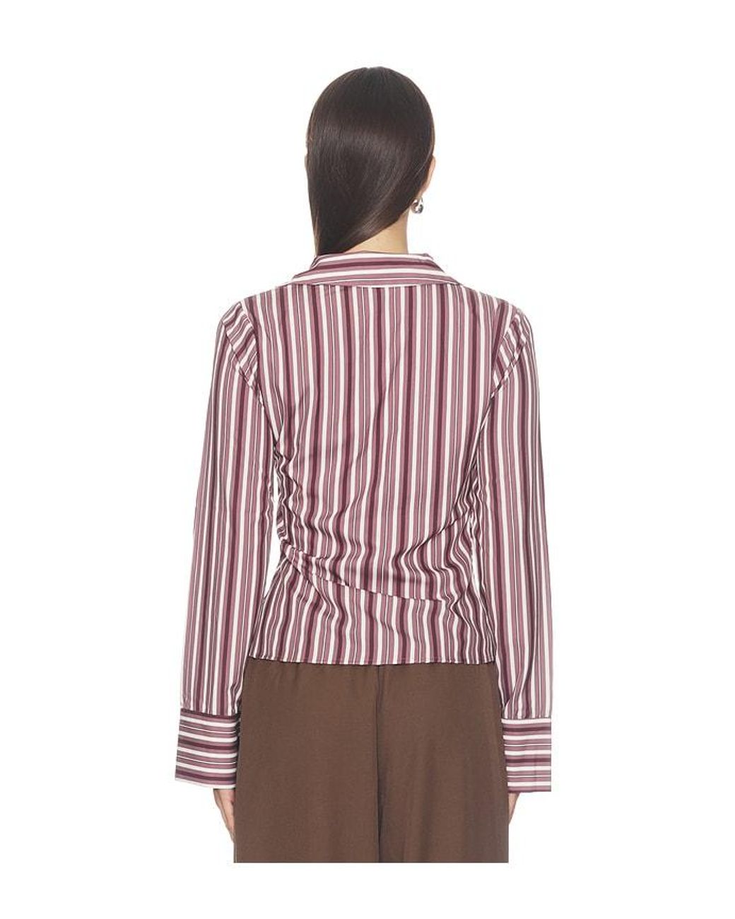 ALL THE WAYS Red Charlotte Top