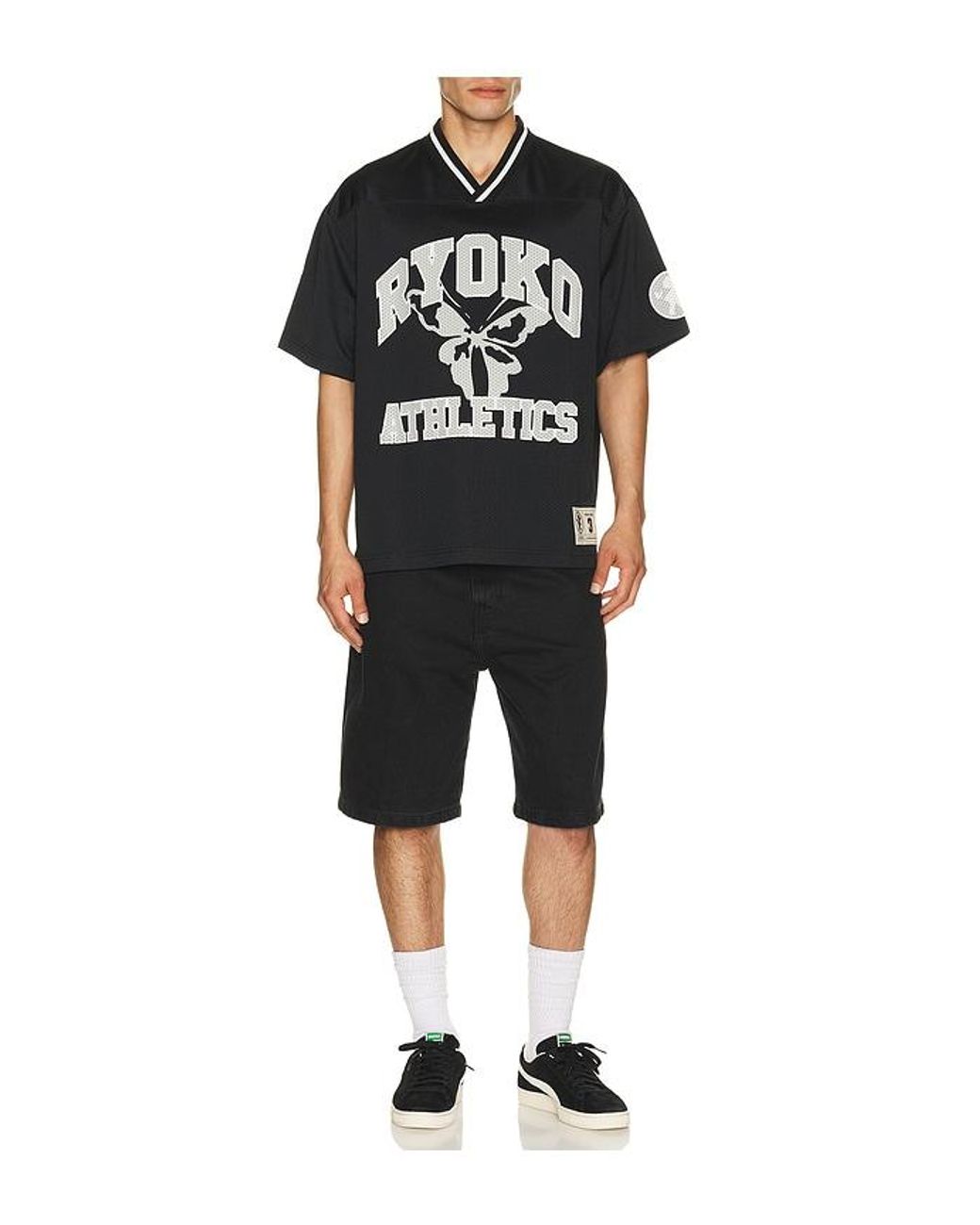 Ryoko Rain Black Football Jersey Shirt for men