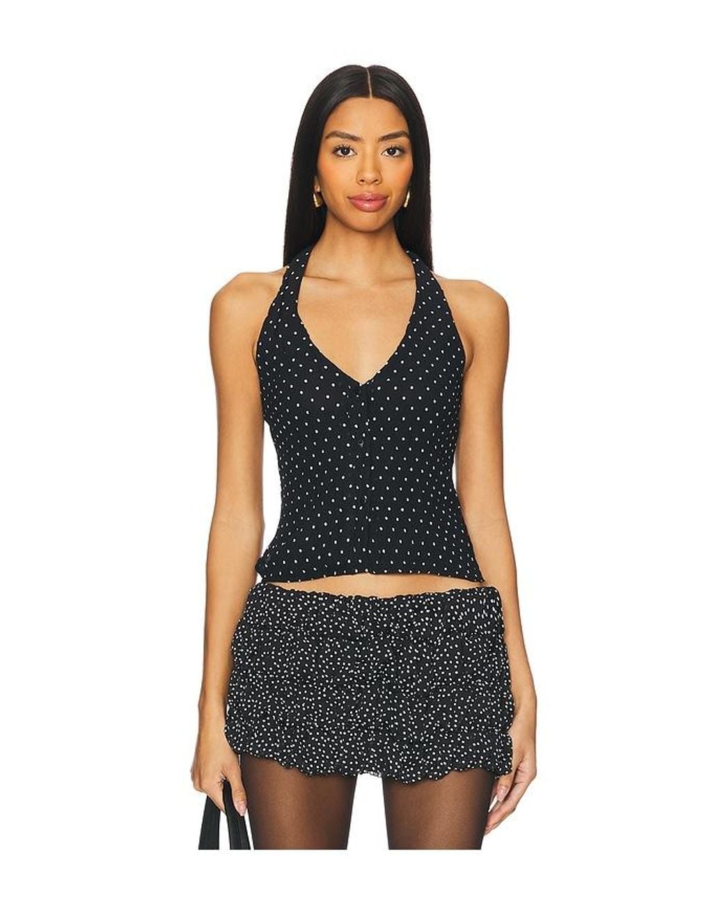 Lioness Black Brat Halter Top