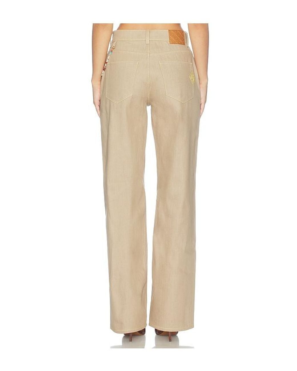 Casablanca Natural Desert Canvas Denim Jeans