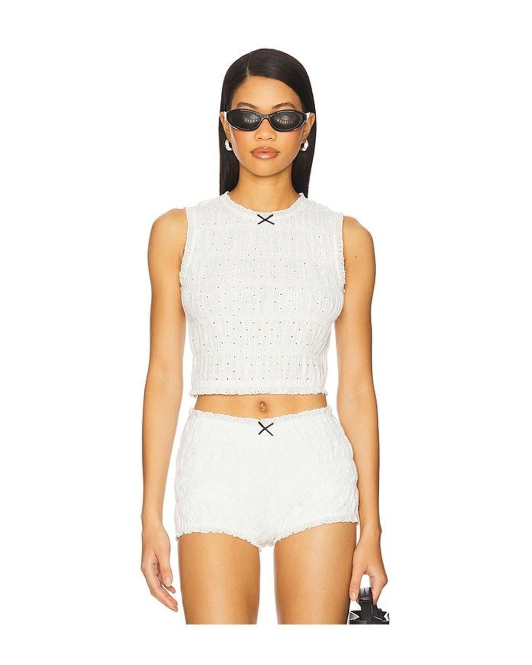 Nia White Storm Top