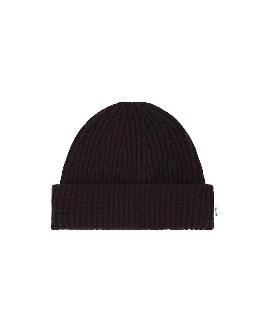 NN07 Black Rib Hat 6209 for men