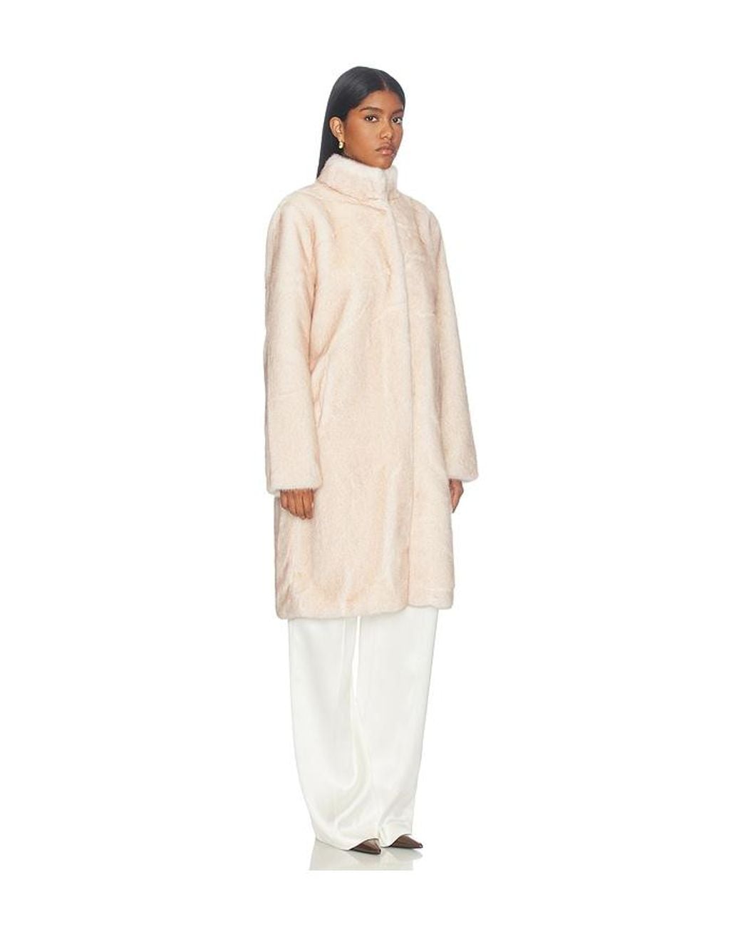 Unreal Fur White Dreamer Faux Fur Coat