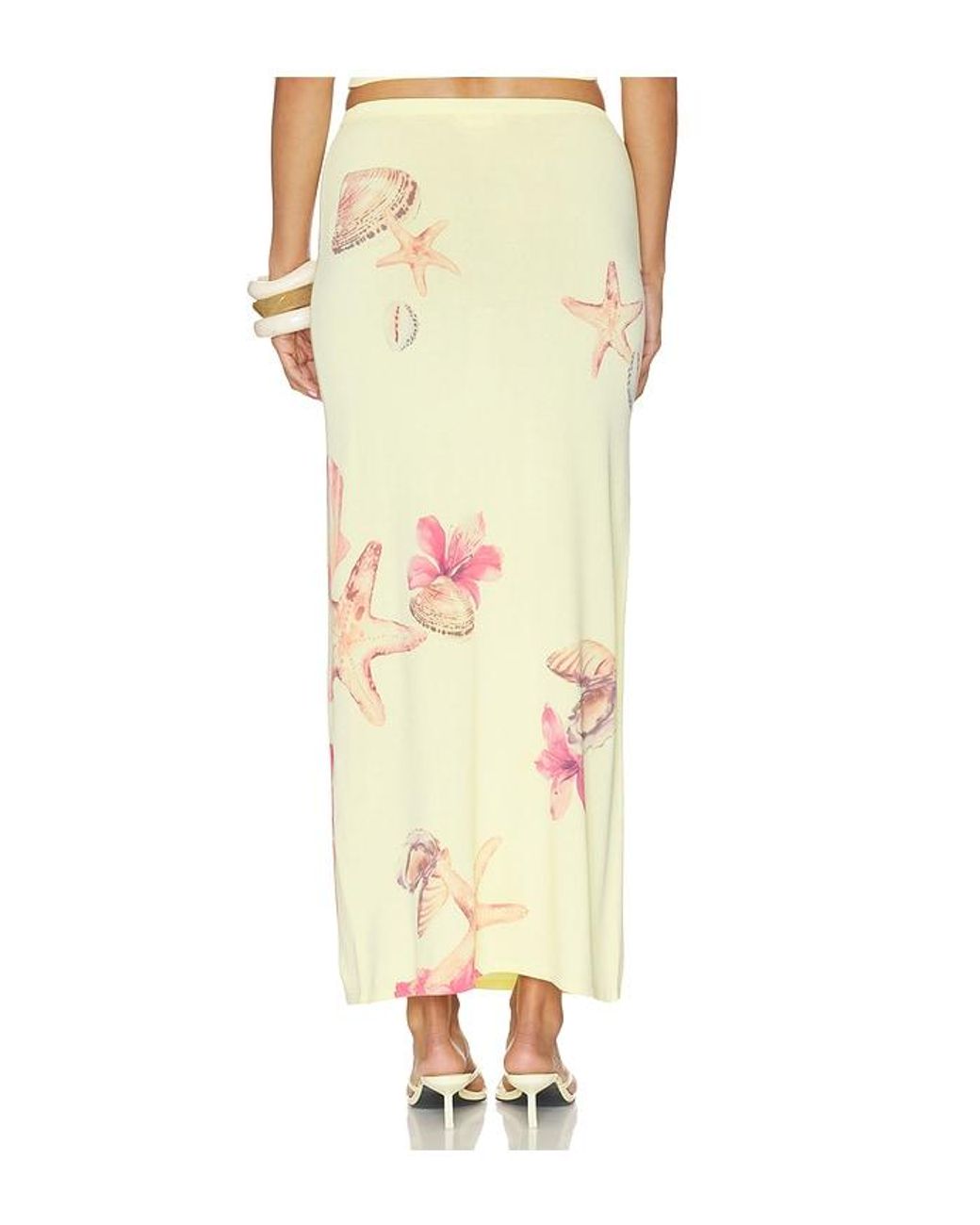 Lovers + Friends Multicolor Katia Floral Print Midi Skirt