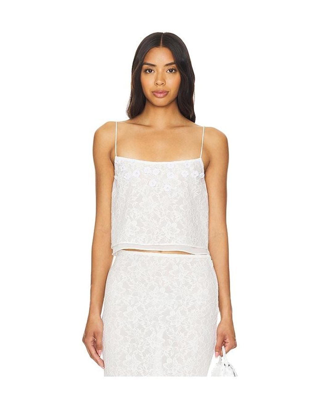 MAJORELLE White Heather Tank
