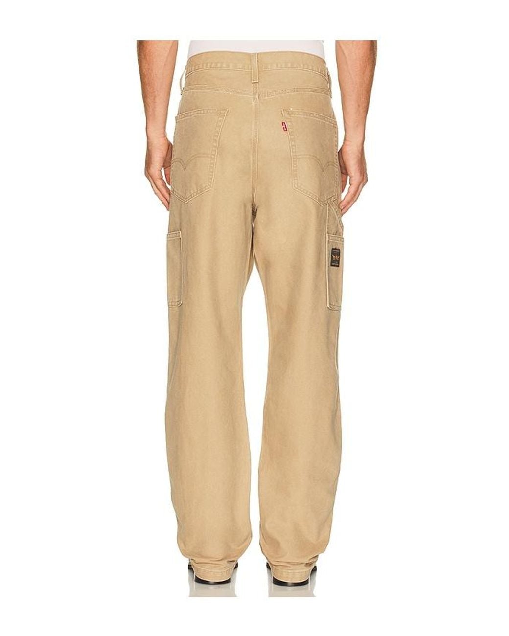 Levi's Natural 568 Loose Straight Carpenter Jeans for men
