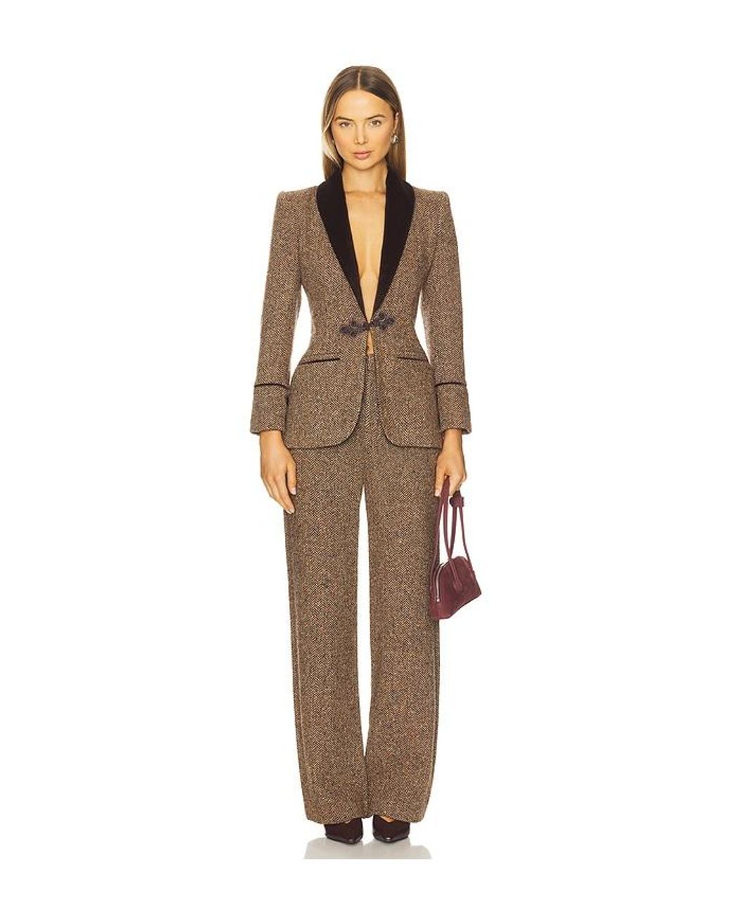 L'Agence Natural Livvy Straight Leg Trouser