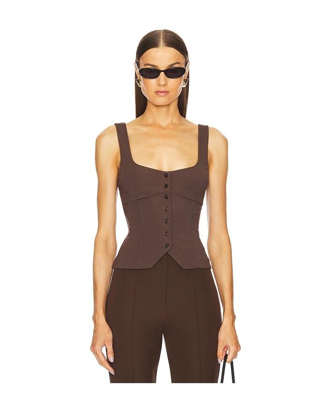 L'academie Brown 'Academie Evonne Top