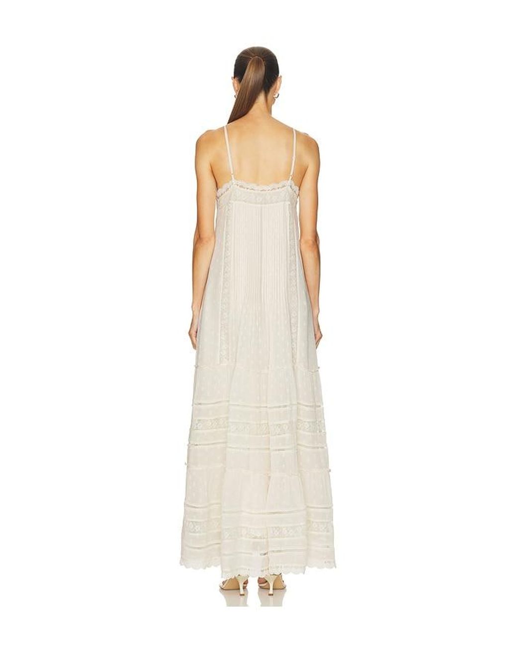 Rococo Sand White Lace Maxi Dress
