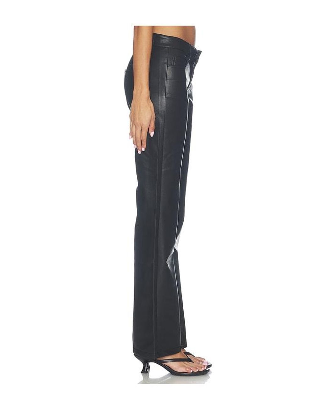 Lioness Black Heartbreaker Faux Leather Pants