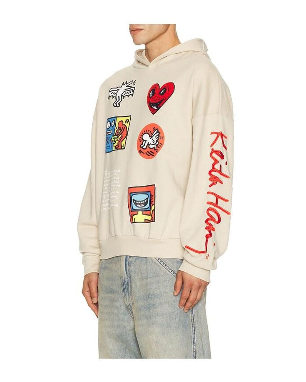 Reason Gray Keith Haring Hoodie for men