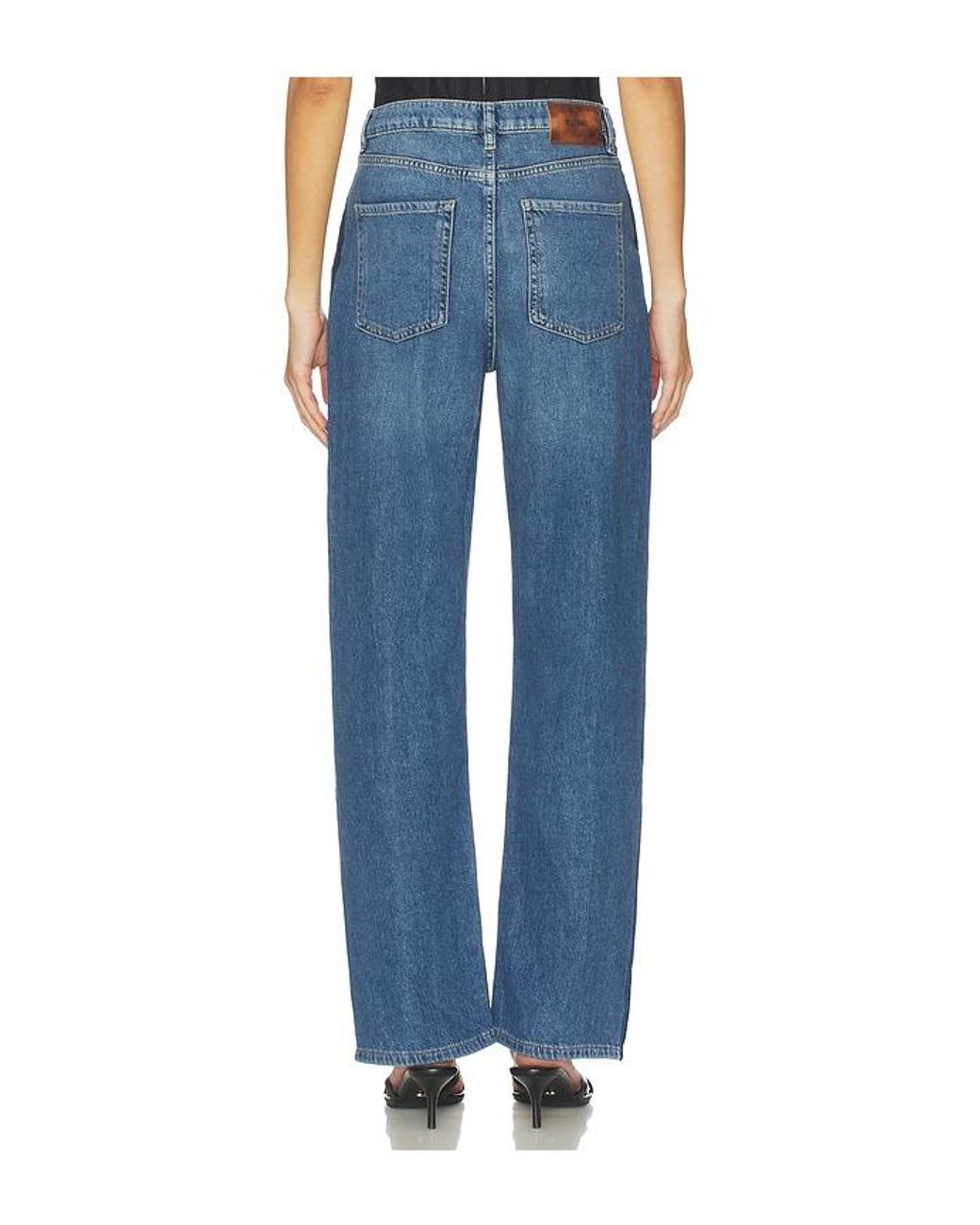 DL1961 Blue Karmine Aura High Rise Refined Leg Jeans