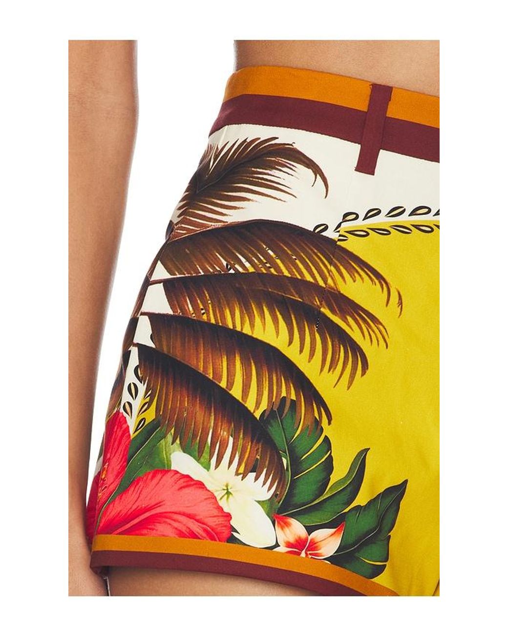 retroféte Yellow Tansie Short