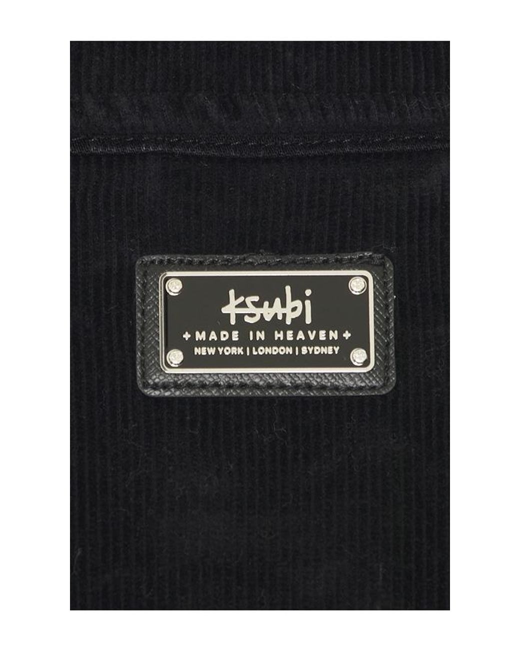 Ksubi Black Slim Trucker Jacket