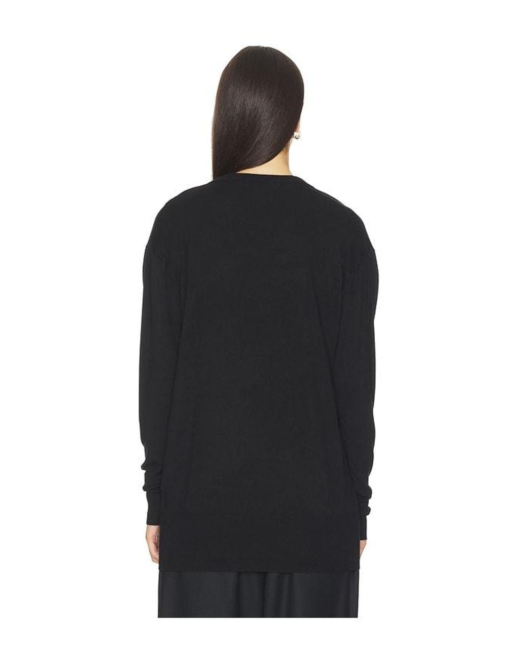 ALL THE WAYS Black Astoria V Neck Sweater