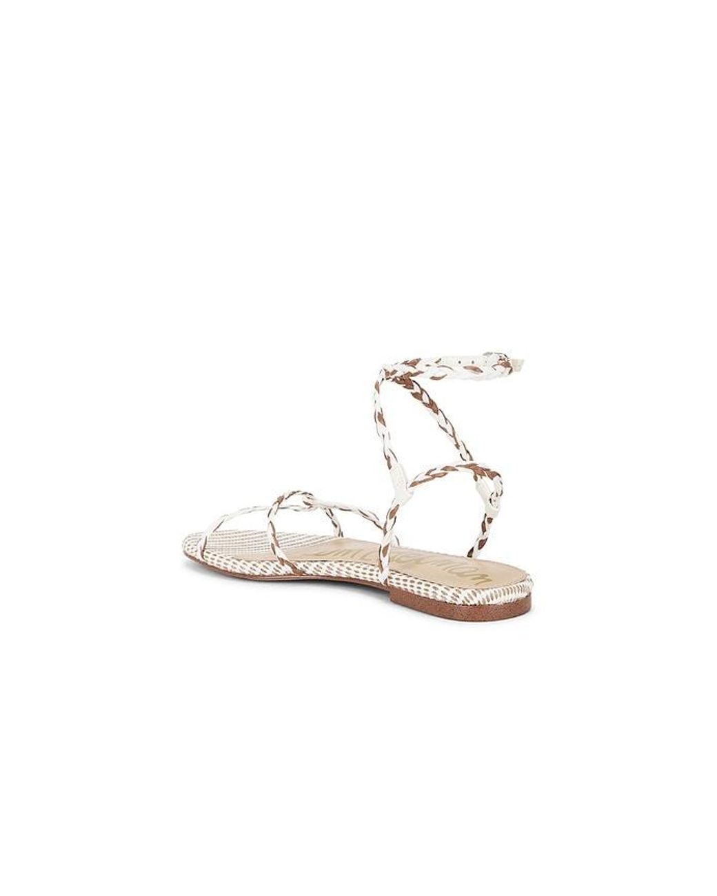 Sam Edelman White Ellina Braid Sandal