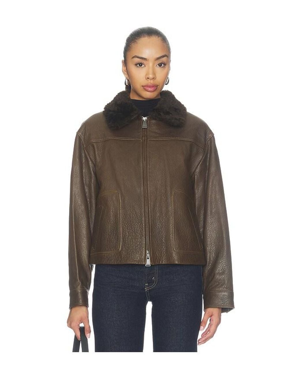 Jonathan Simkhai Brown Mel Jacket