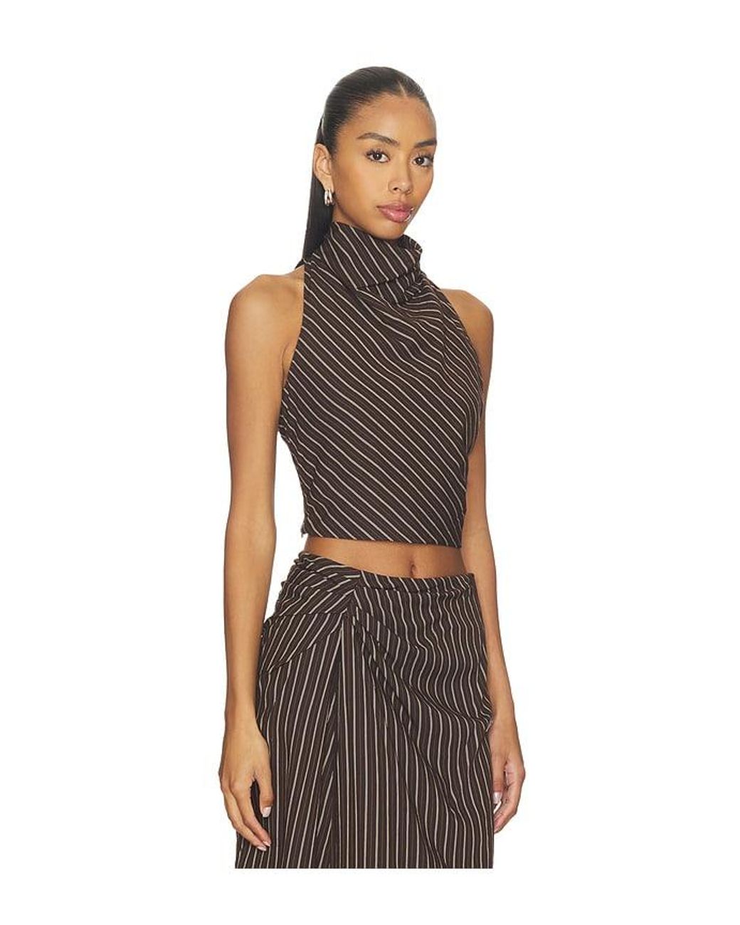 A.L.C. Brown Lillian Top