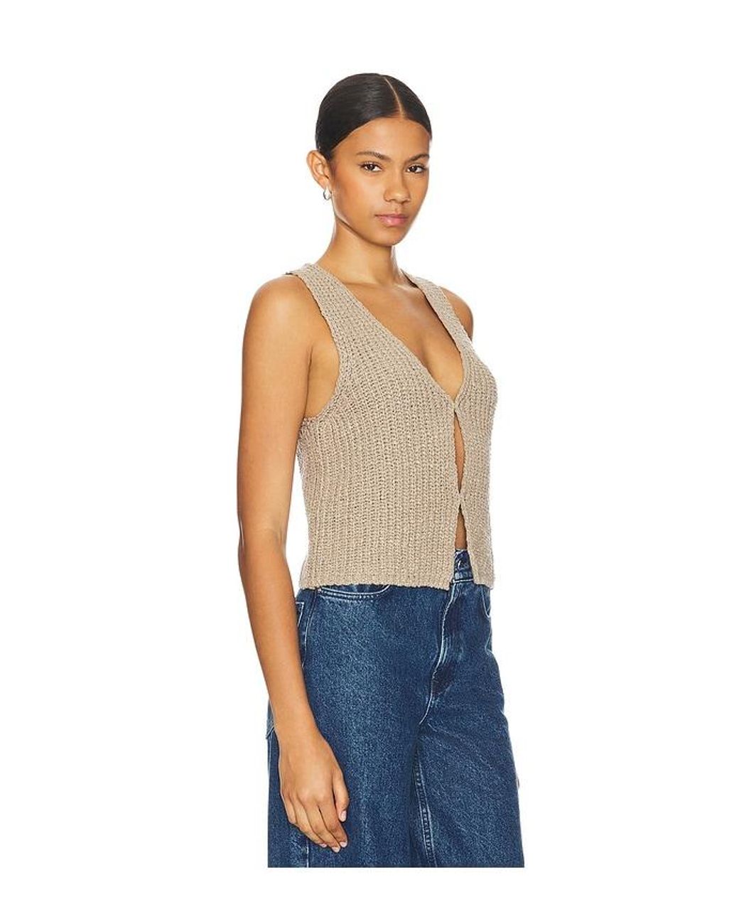 Lovers + Friends Blue Timo Vest