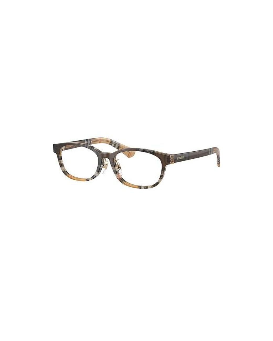 Burberry Brown Rectangular Eyeglasses