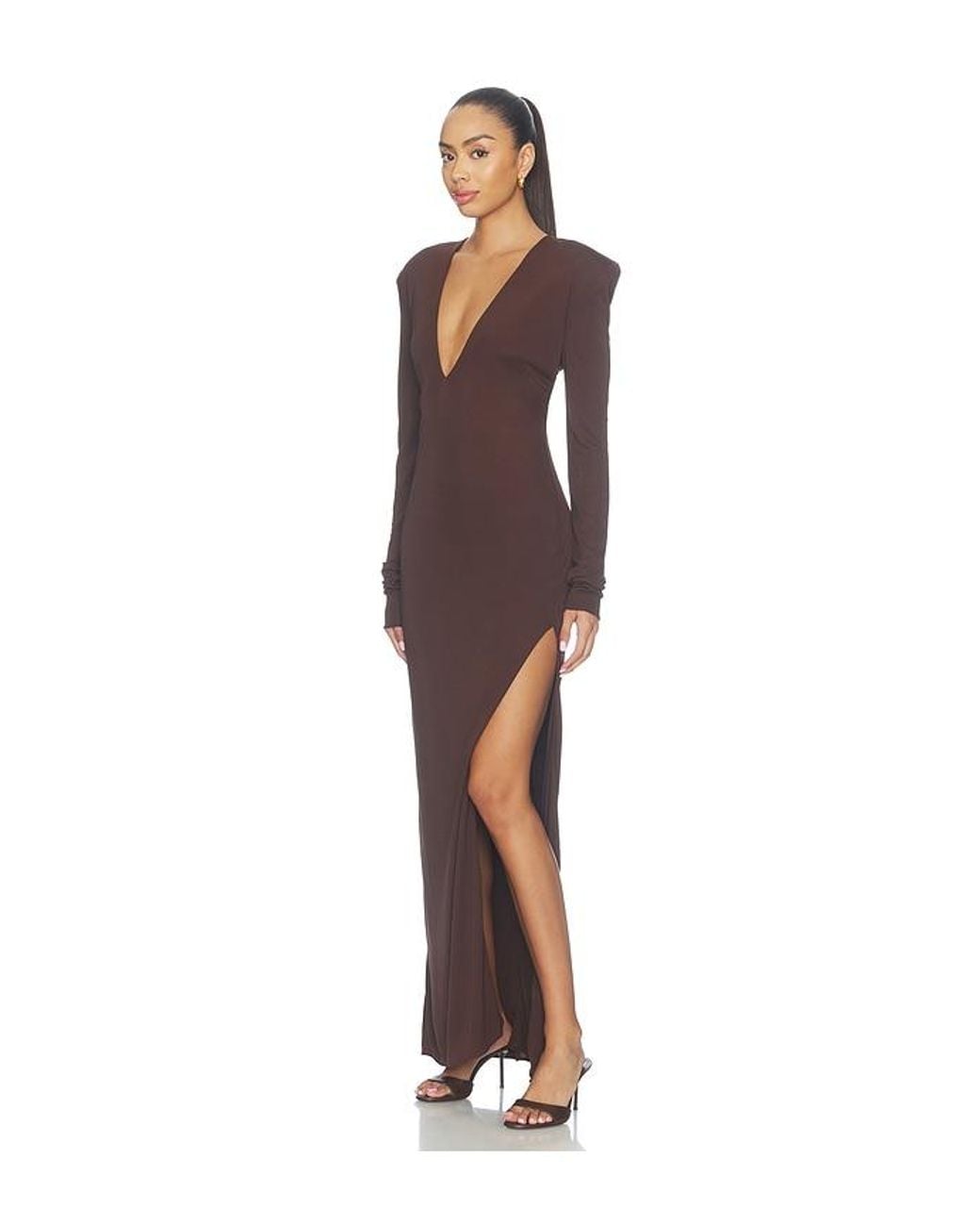 Ronny Kobo Brown Kiva Dress