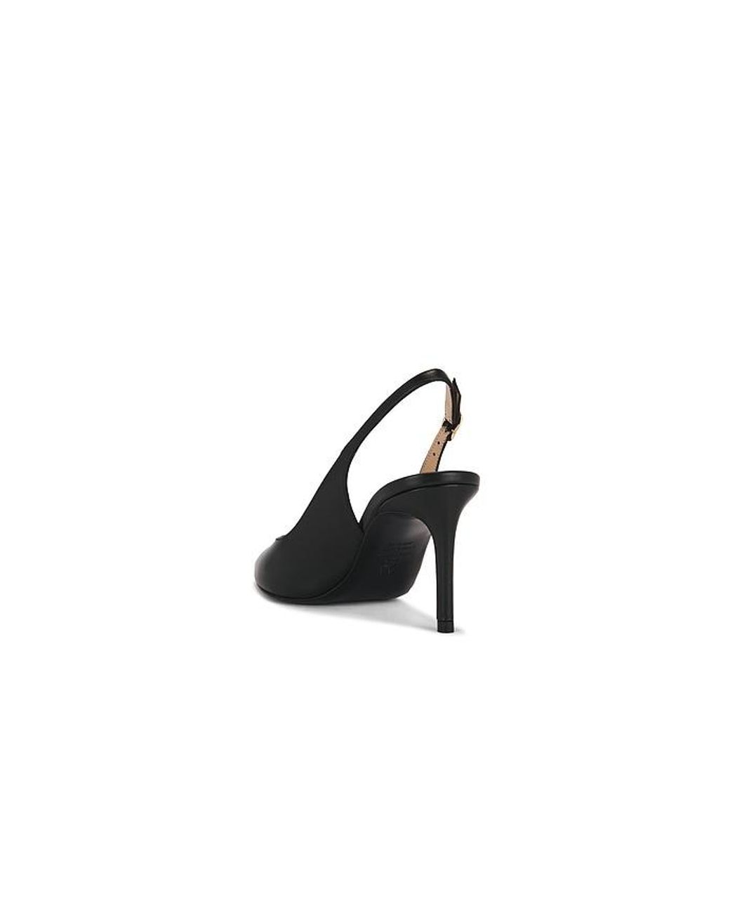 Stuart Weitzman Black Stuart Power Slingback 75 Pump
