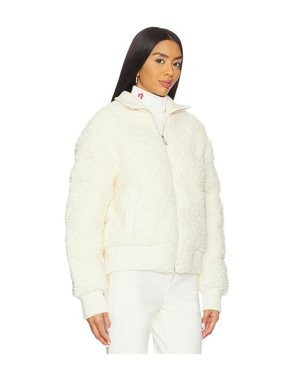 Perfect Moment White Apres Padded Bomber