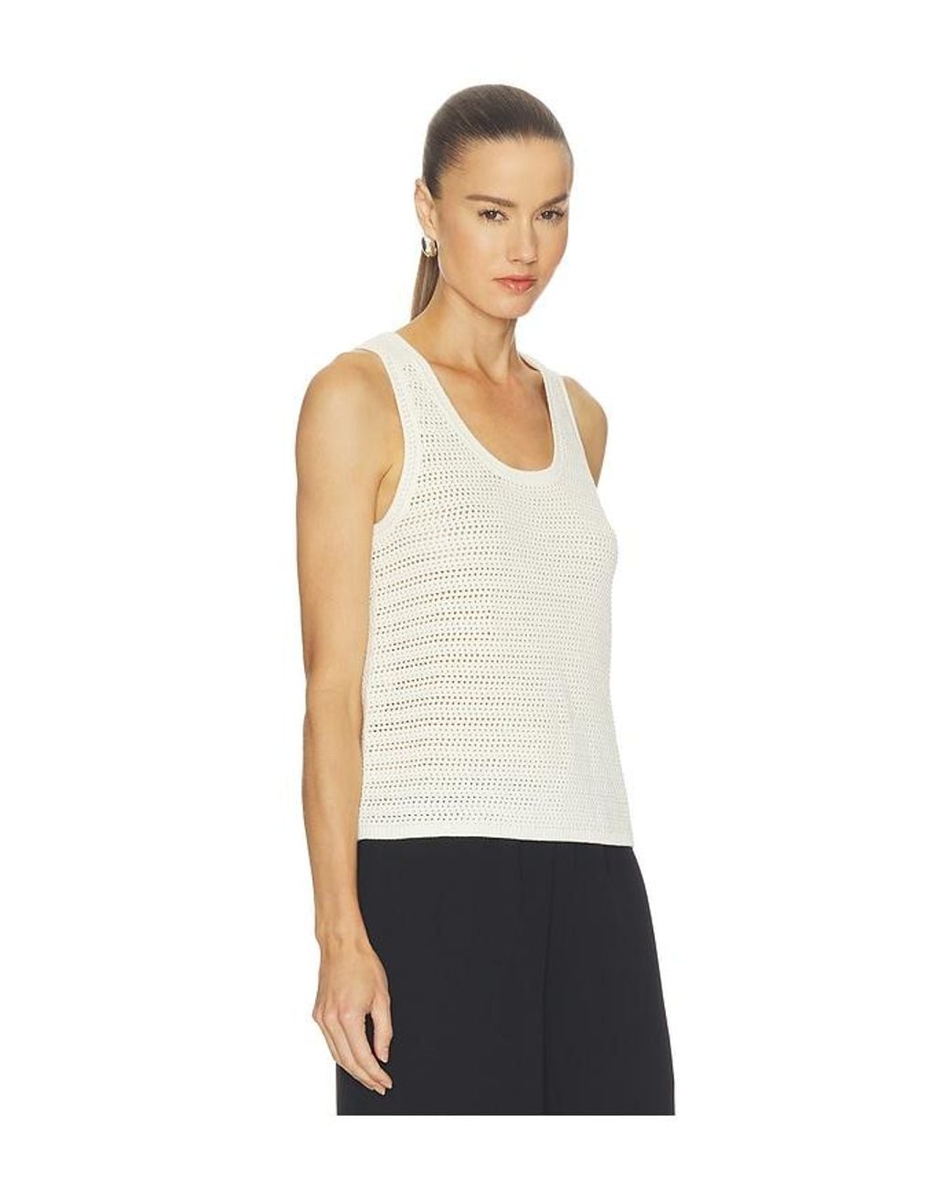 Anine Bing White Arie Tank