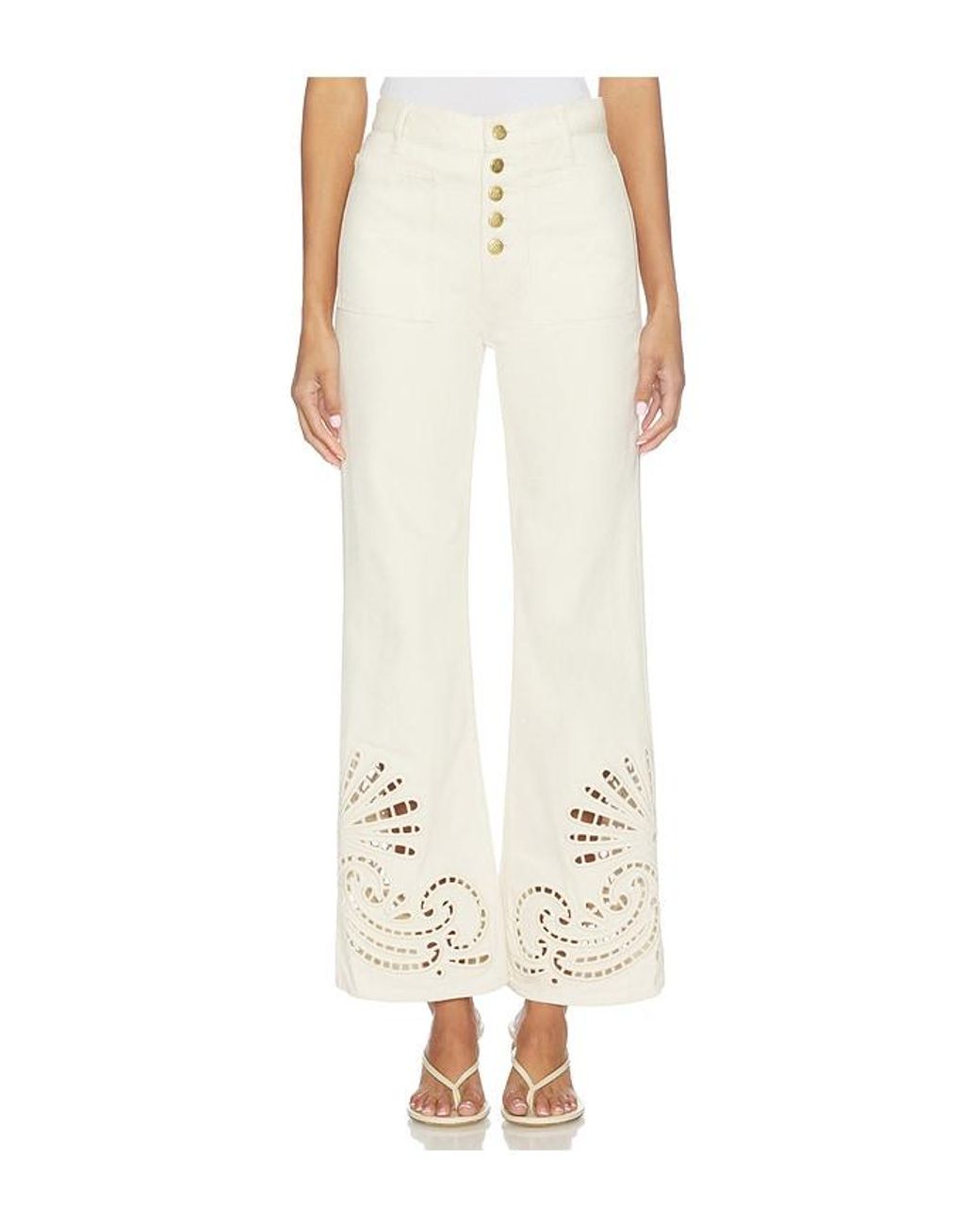 Ulla Johnson White The Lou Jean With Eyelet