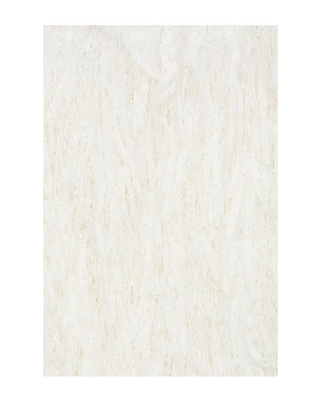 PATBO White Lucia Fringe Short Dress