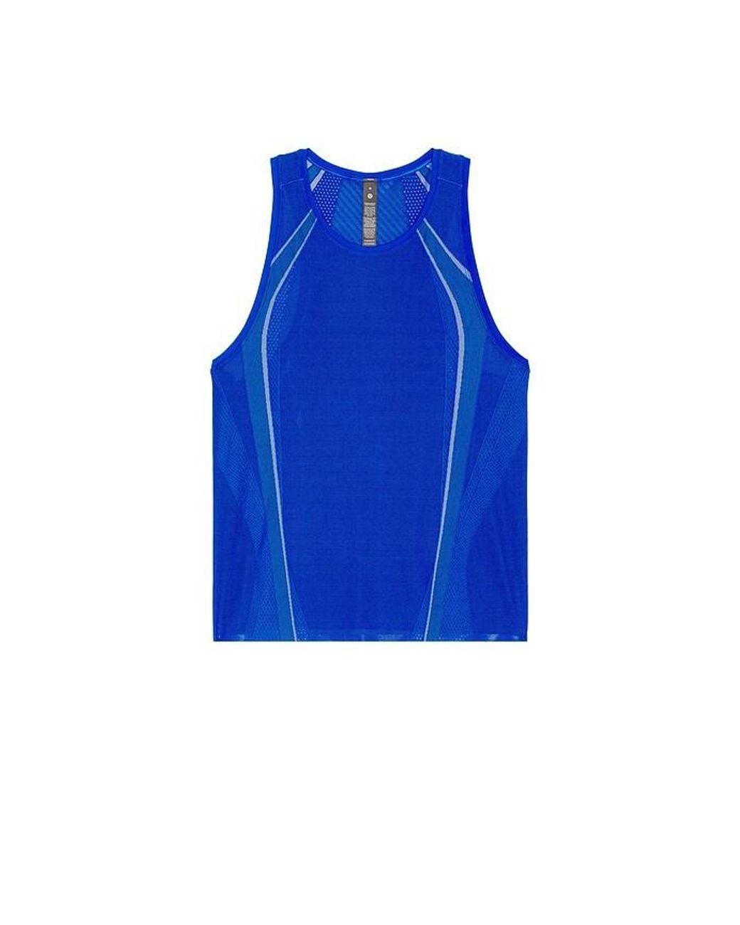 lululemon athletica Blue Fast And Free Airflow Tank for men