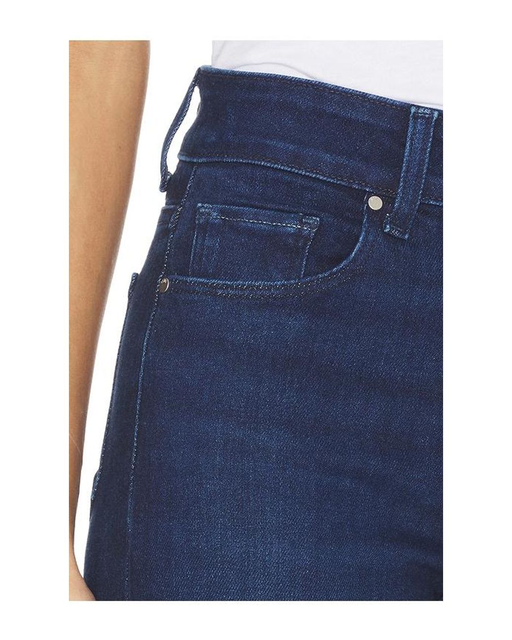 PAIGE Blue Sasha Wide Leg Jeans