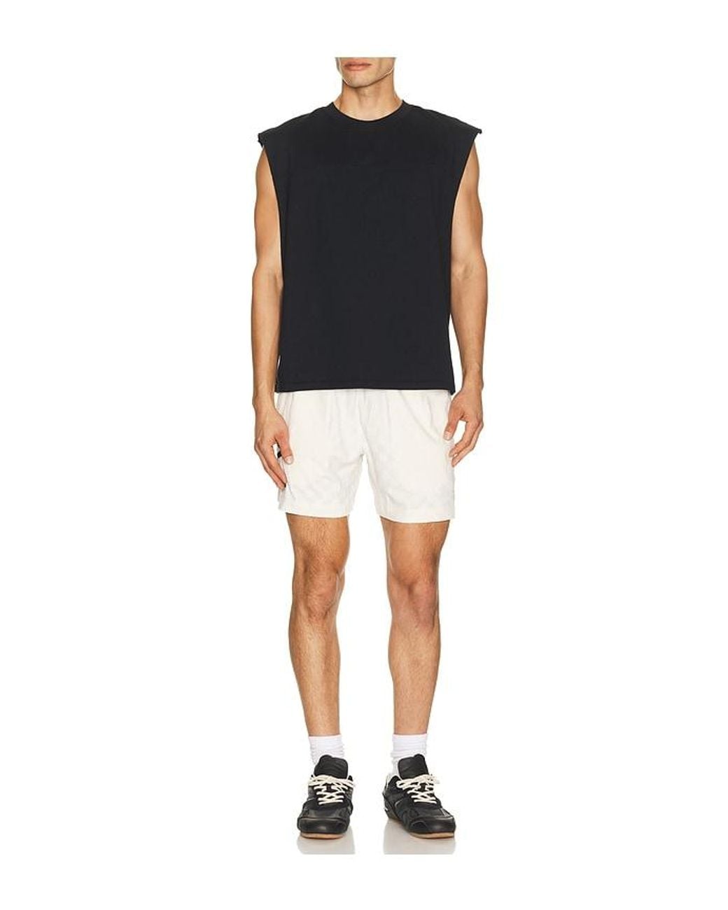 Pleasures White X Umbro Classic Shorts for men
