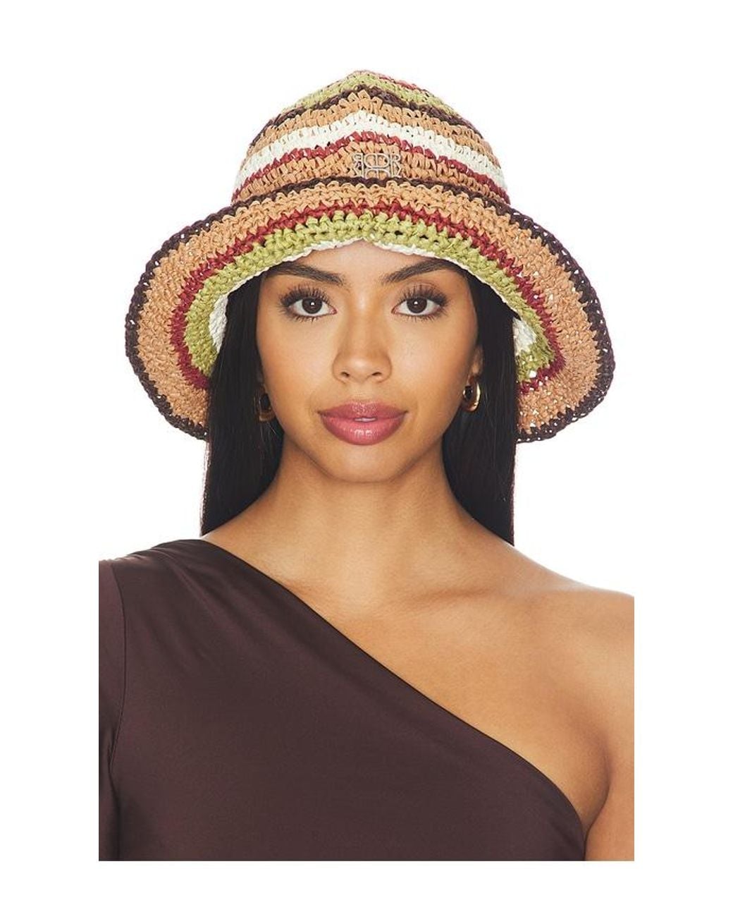 De Rococo Multicolor Crochet Bucket Hat