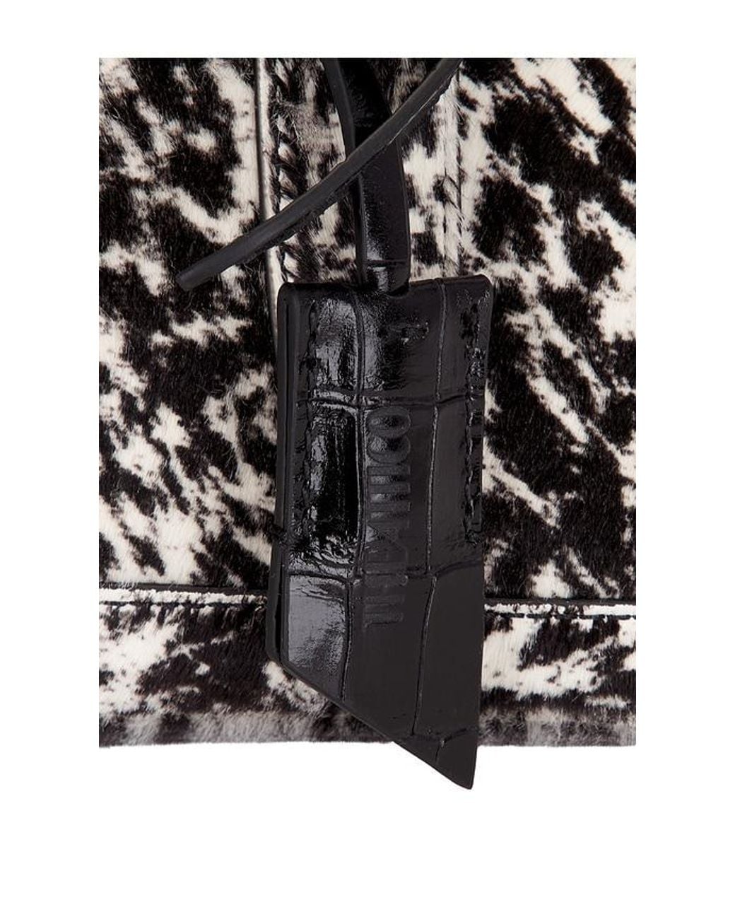 The Attico Black Sant Ambroeus Mini Top Handle Bag