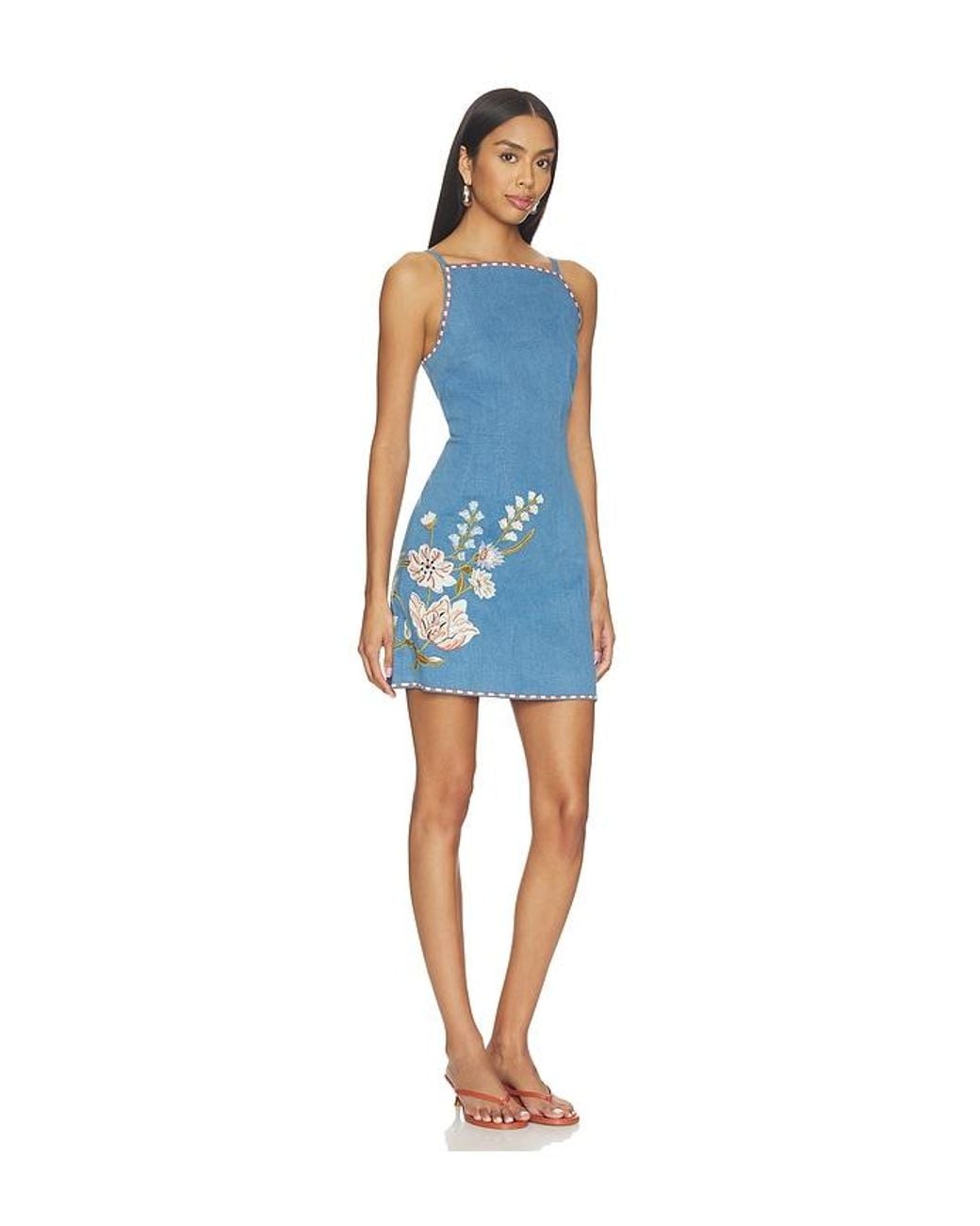 Veronica Beard Blue Chester Dress