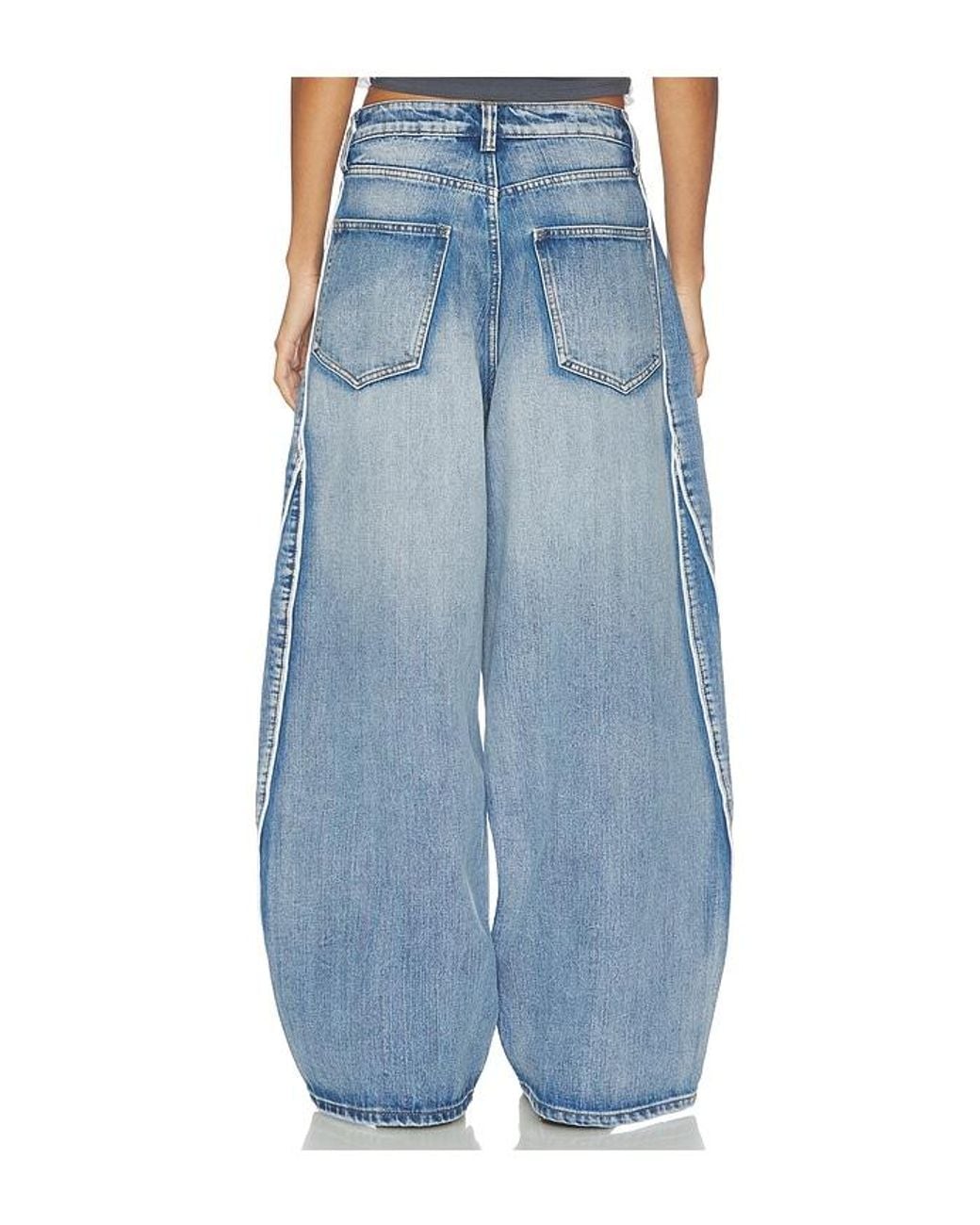 Jaded London Blue Vapor Colossus Jeans